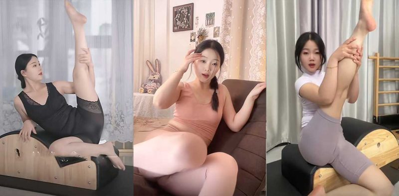 抖音瑜伽形体私教老师 小巧玲珑 定制自慰视频 黑丝开裆展示粉穴 多款情趣造型玩跳蛋-51吃瓜网